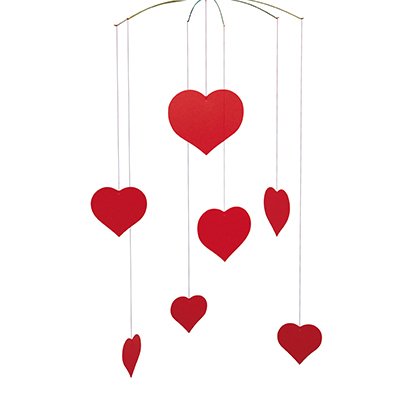 FLENSTED MOBILES n[g happy hearts(valentine)ired bhj
