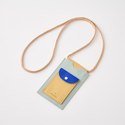 STICKY LEMON phone pouch XL | meadows | blue bird
