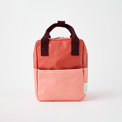 STICKY LEMON backpack small | meadows | colourblocking | love story red + moonrise pink