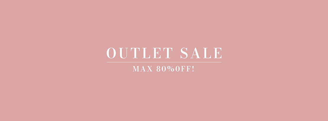 OUTLET SALE MAX80%OFF