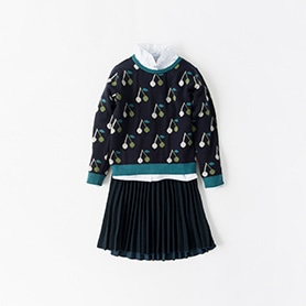 BONPOINT BLOUSE, PULLOVER, BELLEROSE SKIRT