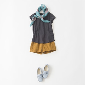 HARTFORD BLOUSE, PANTS, PEPE SHOES