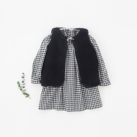 MAKIE DRESS, EMILE ET IDA VEST