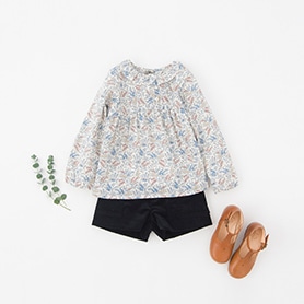 BONTON BLOUSE, BONPOINT PANTS, NATHALIE VERLINDEN SHOES