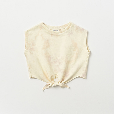 【SALE 40%OFF】LOUIS LOUISE 2022SS キッズ タイダイ染めトップス（CREAM クリーム）4A