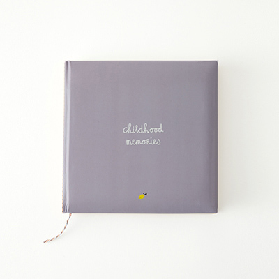 STICKY LEMON book | childhood memories（lavender/orange）one size