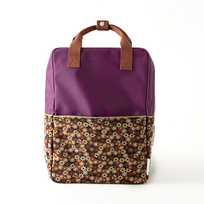 STICKY LEMON backpack | a journey of tales | golden （purple tales - flower field pink）large