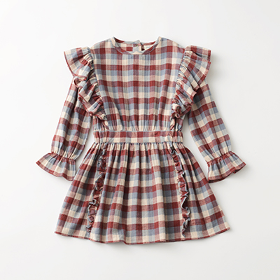 LOUIS LOUISE 2022AW KIDS DRESS OLYMPE（MULTICO ）6A-8A