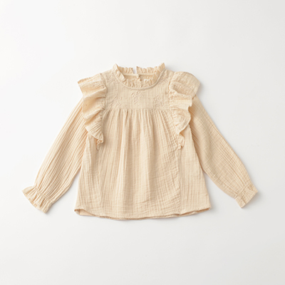 LOUIS LOUISE 2022AW KIDS TUNIC AMANDETTE（CHAMPAGNE ）6A-8A