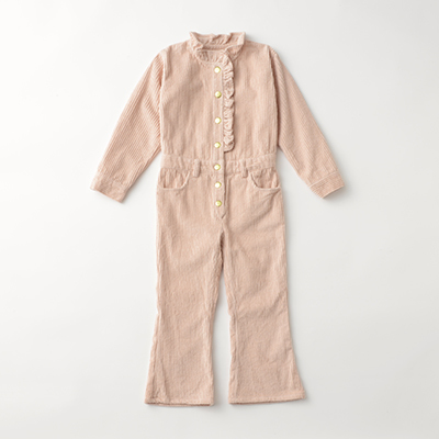 LOUIS LOUISE 2022AW KIDS OVERALL SATURDAY（POWDER PINK ）6A-8A