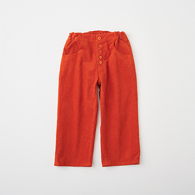 【SALE 40%OFF】CARAMEL 2022AW KIDS WOVEN TROUSERS（BURNT ORANGE ）4A-6A