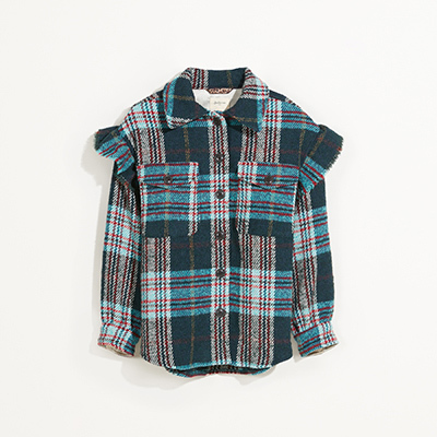 【SALE 40%OFF】BELLEROSE 2022AW KIDS OVERSHIRTS（CHECK A-C1160 ）8A