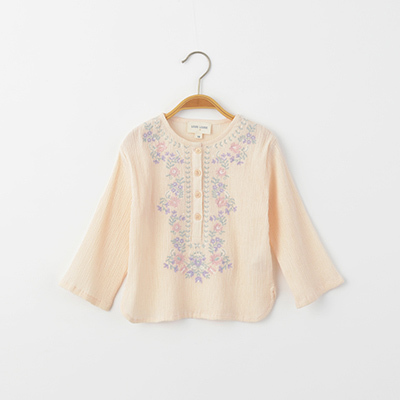 【SALE 50％OFF】LOUIS LOUISE 2023SS BABY SHIRT TATA（LIGHT PINK ）18M-2A