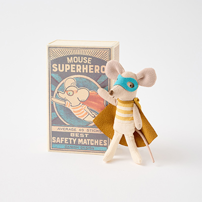 MAILEG スーパーヒーローマウス/オトウトネズミ ONE SIZE