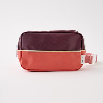 STICKY LEMON fanny pack large | meadows | colourblocking | stormy purple + love story red