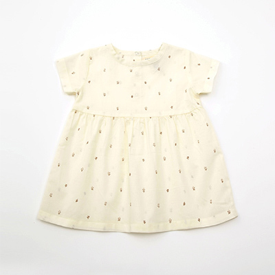 SERENDIPITY ORGANICS 2023SS BABY Baby Flair Dress（Aster ）18M-24M