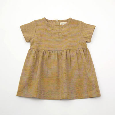 SERENDIPITY ORGANICS 2023SS BABY Baby Flair Dress（Pastel Checks ）18M-24M