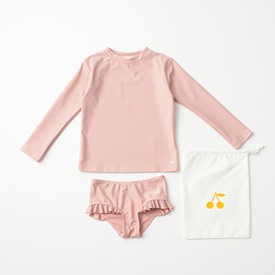 BONPOINT 2023SS KIDS MAILLOT DE BAIN AINOAi024 ROSE FANE j4A-8A