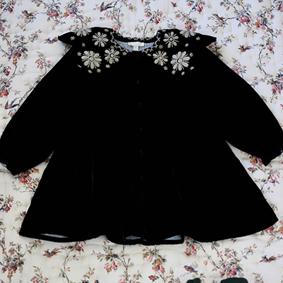 LILI et NENE キッズ BONJOUR 2023AW KIDS UNIQUE WITH SUN FLOWER