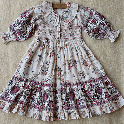 BONJOUR 2023AW KIDS LONG DRESS 4A-12A