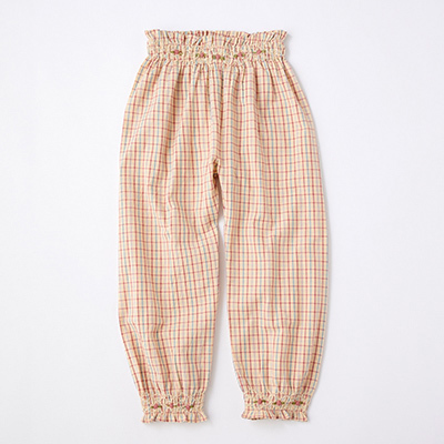 �ySALE 50%OFF�zEMILE ET IDA 2024SS KIDS PANTALON CARREAU VANILLE�iCARREAU VANILLE�j8A-10A
