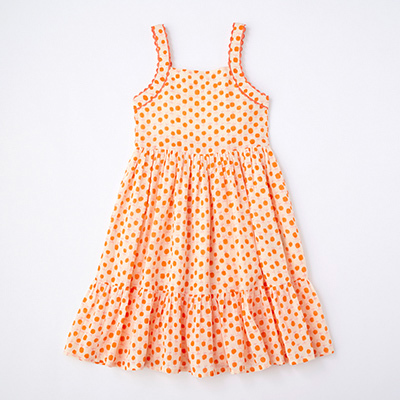 �ySALE 50%OFF�zEMILE ET IDA 2024SS KIDS ROBE MANDARINE�iMANDARINE�j4A-6A
