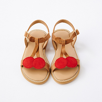 �ySALE 50%OFF�zEMILE ET IDA 2024SS KIDS SANDALES CERISES�iROUGE CAMEL�j24-26