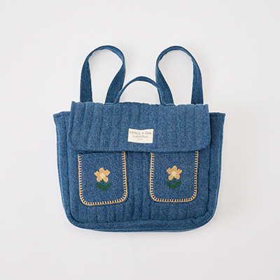 LILI et NENE キッズ EMILE ET IDA 2024AW KIDS CARTABLE（DENIM）