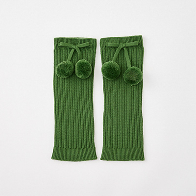★2024AW★MABLI マブリ ERYRI LONG SOCKS MRWH MOREL / WHEAT MAB557 main image 1