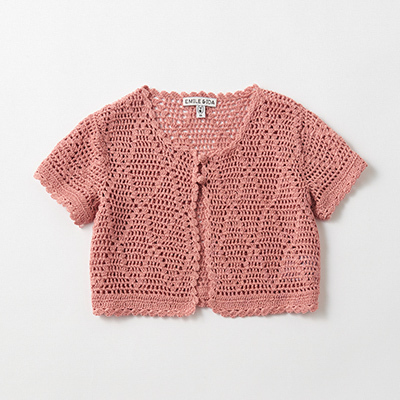 �ySALE 40%OFF�zEMILE ET IDA 2025SS KIDS CARDIGAN CROCHET�iBLOSSOM�j8A