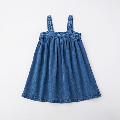 EMILE ET IDA 2025AW KIDS ROBE AMPLE BRETELLESiDENIMj6A