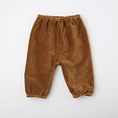 EMILE ET IDA 2025AW KIDS PANTALON BB VELOURSiBRONZEj18M-2A