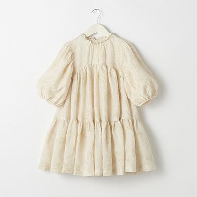 C'ERA UNA VOLTA 2025AW KIDS Flavia DressiCreamj6A-8A