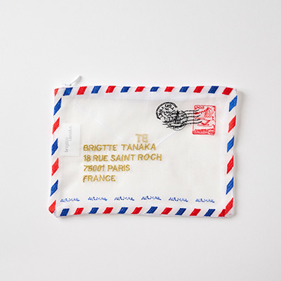 BRIGITTE TANAKA Pochette Zip Enveloppe