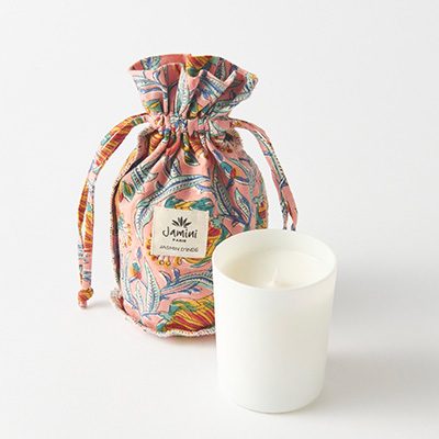 JAMINI Flair candle JASMIN D'INDEiJaipur Peachj