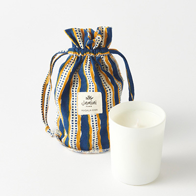 JAMINI Flair candle MASALA CHAIiStripe Tanj