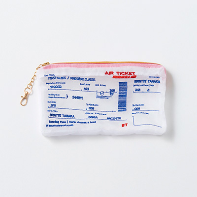 BRIGITTE TANAKA AIRTICKET POCHETTE KEY HOLDER