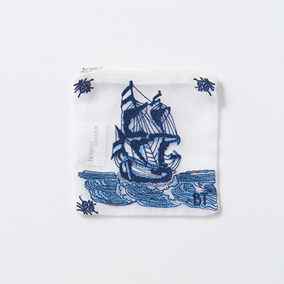 BRIGITTE TANAKA DELFT CARREAU POUCH