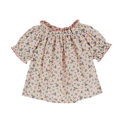 EMILE ET IDA 2026SS KIDS BLOUSE IMPRIMEE�iBERGERE�j2A-4A