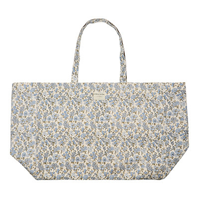EMILE ET IDA 2026SS KIDS GRAND TOTE BAG IMPRIME�iCHAMPETRE BLEU�j