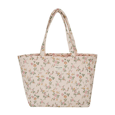 EMILE ET IDA 2026SS KIDS GRAND CABAS QUILTE ROSIER�iROSIER�j