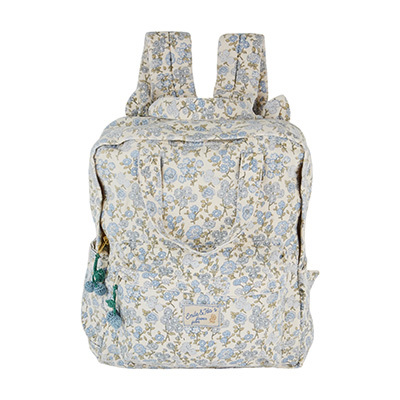 EMILE ET IDA 2026SS KIDS SAC A DOS IMPRIME�iCHAMPETRE BLEU�j