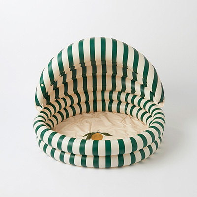 KONGES SLOEJD POOL WITH CANOPY�iGREEN STRIPE�j