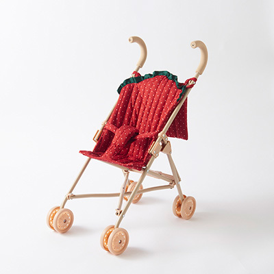 KONGES SLOEJD FRAISE DOLL STROLLER�iFRAISE DOT�j