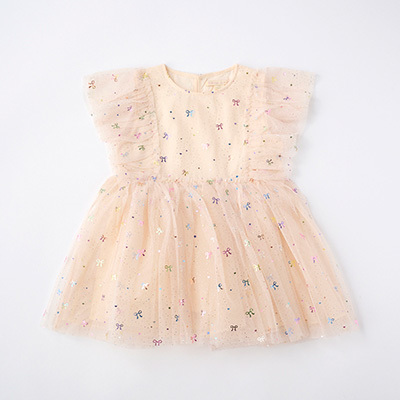 KONGES SLOEJD 2026SS KIDS ADA FAIRY DRESS�iFAIRY BOW SPARKLE�j3A-6A