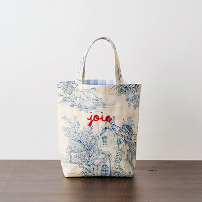 KAORI EMBROIDERY. ���o�[�V�u���g�[�g�o�b�O�i�~�j�j/�g�����h�W���C�iblue�j